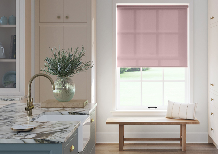 Roma, Rose Tint - Roller Blind - Image 3
